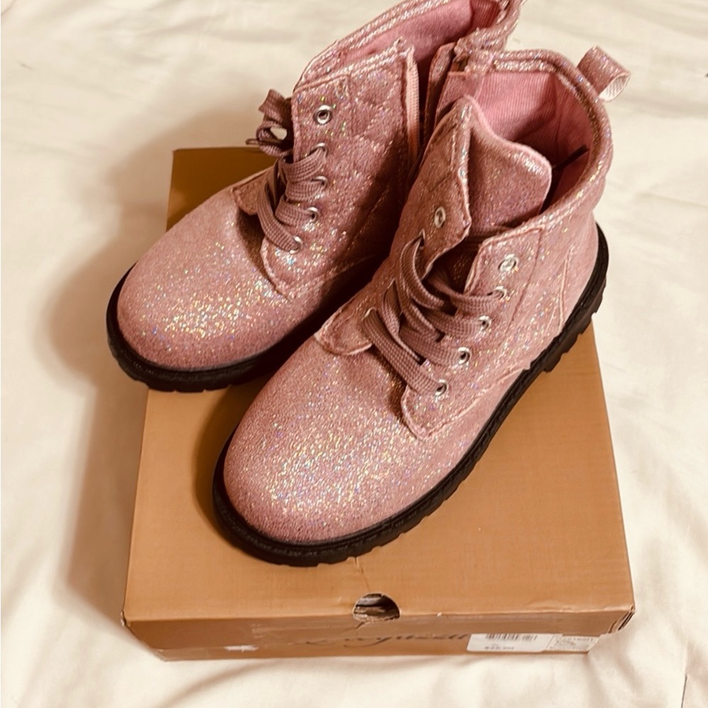Girls Regazza Pink Boots size 2
